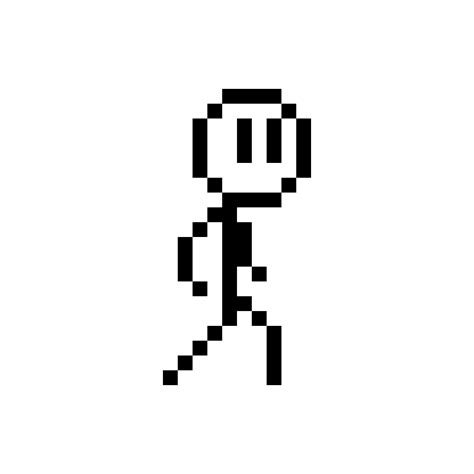 Pixel Art Stickman - 24+ Koleksi Gambar