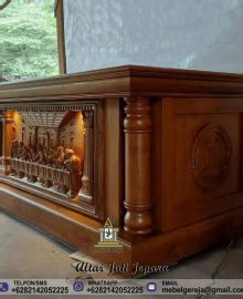 Jual Meja Altar Gereja Katolik Jati Meja Altar Katolik Murah