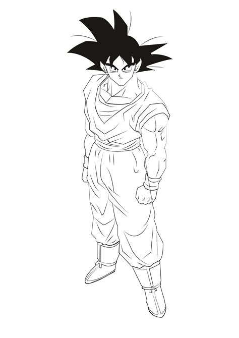 Artstation Goku Lineart