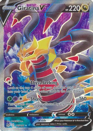 Giratina V Full Art Sword Shield Lost Origin Pok Mon