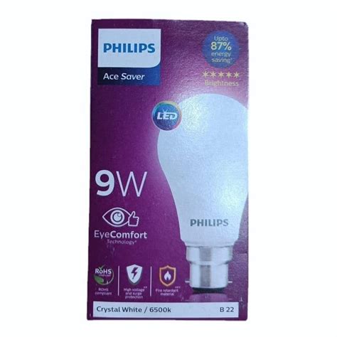 Philips 9W Ace Saver LED Bulb B22 Cool Daylight At Rs 70 Piece In Silchar