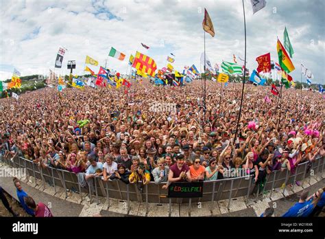 Glastonbury Festival 2014 Stock Photo Alamy
