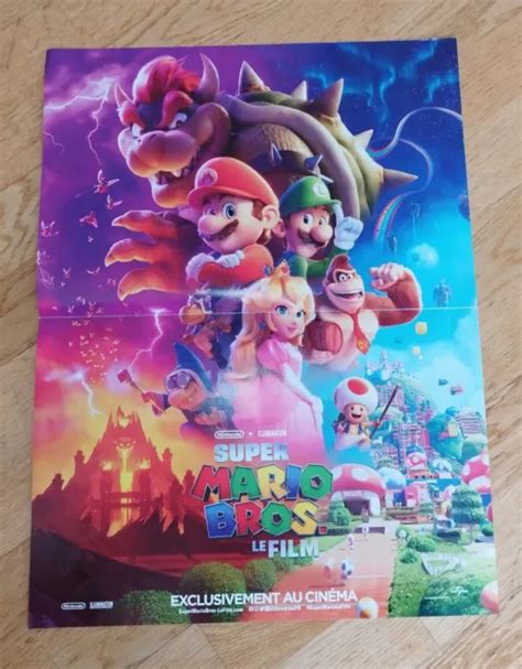 Affiche Cinema Officielle 40x60 Super Mario Bros Le Film Nintendo Eur