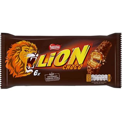 Buy Nestlé Caramel And Cereal Chocolate Bars Lion 6x42g Le Petit Depot