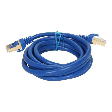 Cabo De Rede Patch Cord Cat 7 Azul 1 5M PlusCable CAT715BL