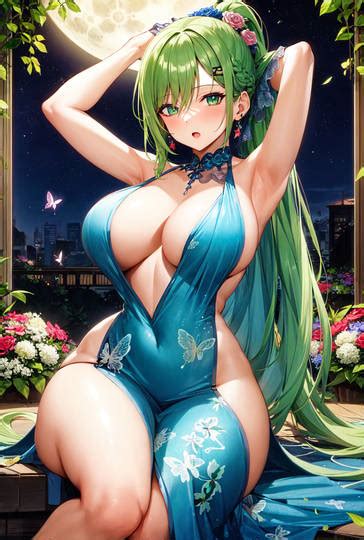 Green Haired Lady Shiromi