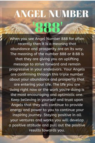 888 Angel Number Meaning: Monetary And Material Abundance Ahead - Mind ...