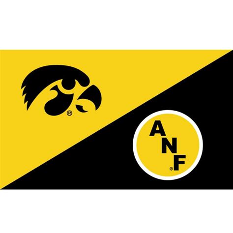 Iowa Hawkeyes 3' x 5' Split Design Flag