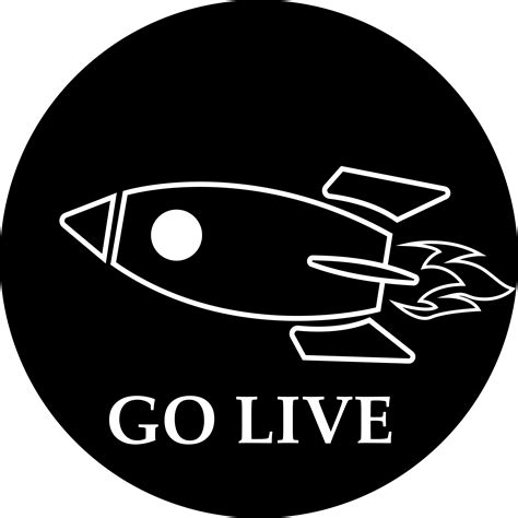 Going Live Vector Icon - [Free Download] - (SVG and PNG)