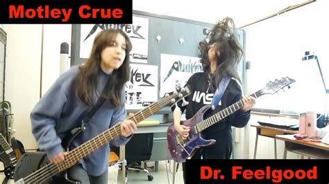 Motley Crue Dr Feelgood guitar bass cover モトリークルー YouTube