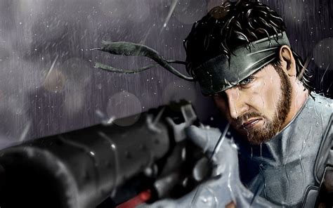 Guy With A Gun Metal Gear Solid Juego Juegos Fondo De Pantalla Hd