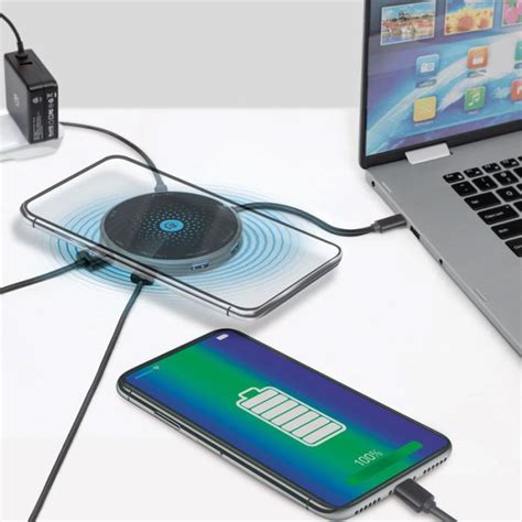 Station D Accueil Manhattan Usb C En Avec Chargeur Sans Fil Noir