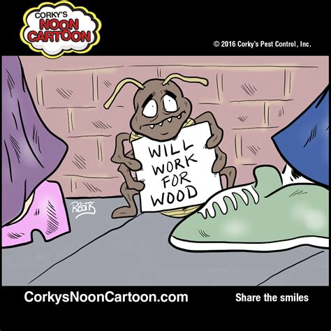 Termite Cartoons Corkys Pest Control Services San Diego Pest Control