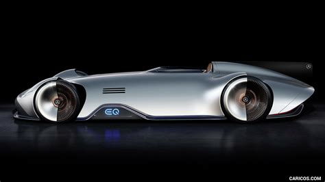 2018 Mercedes Benz Vision Eq Silver Arrow Concept Side Caricos