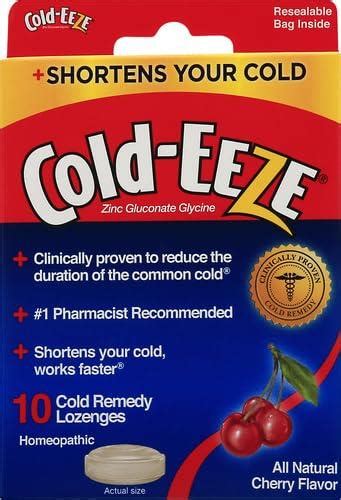 Cold EEZE Cold Remedy Lozenges Cherry Flavor 10 Count