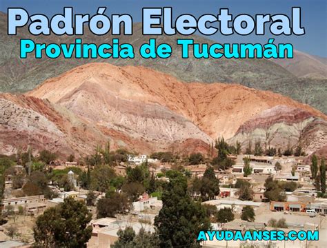 Padrón Electoral de la Provincia de Tucumán