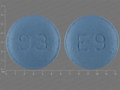 Pill Finder 93 E9 Blue Round