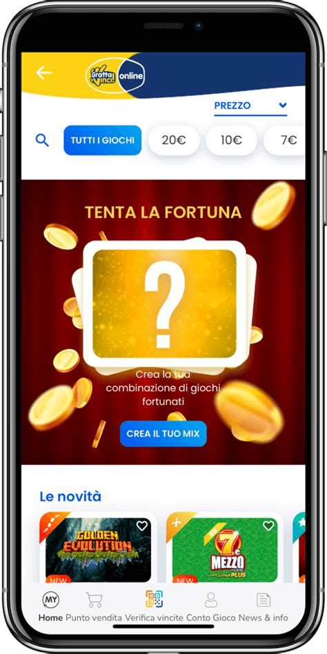 App Gratta E Vinci Le Funzioni My Lotteries Grattaevincionline It