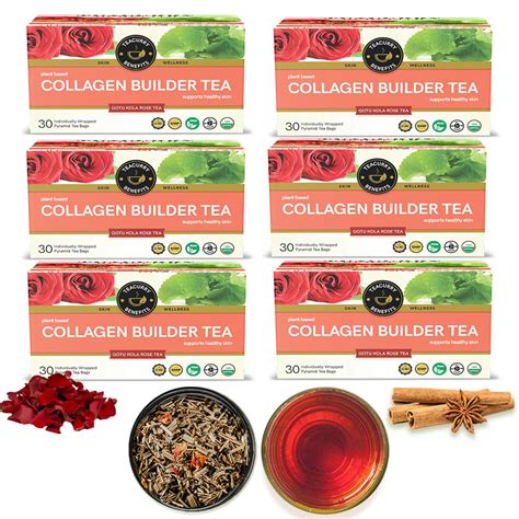 TEACURRY Collagen Builder Tea 6 Month Pack 180 Tea Bags For Skin