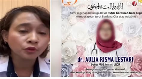 Fakta Kematian Dokter PPDS Undip Polisi Selidiki Efek Suntikan