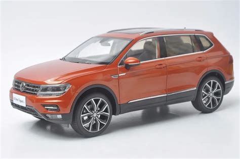 1:18 Diecast Model for Volkswagen VW Tiguan L 2017 Orange Alloy Toy Car ...