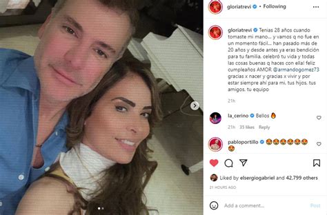 As De Rom Ntica Es Gloria Trevi Con Su Esposo Armando G Mez Latfan