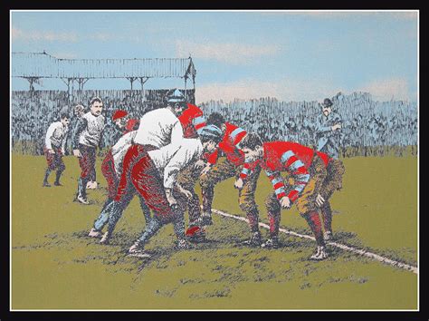 The Open Scrimmage 1890 Drawing By Jon Prusmack Pixels