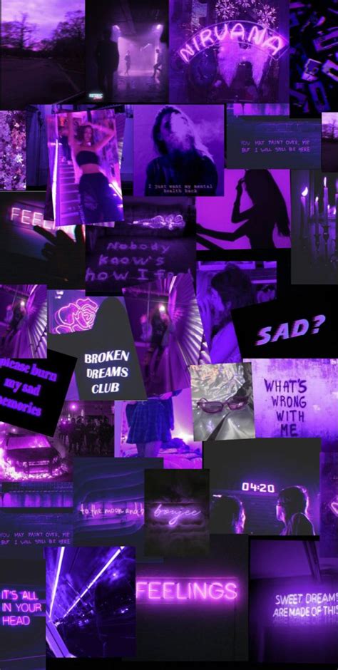 Purple Grunge Aesthetic Wallpaper Dark Purple Wallpaper Purple