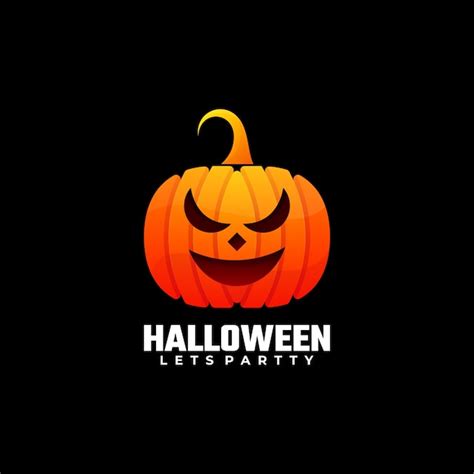 Premium Vector Logo Illustration Halloween Gradient Colorful Style