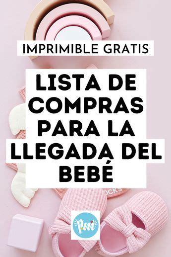Lista De Compras Para La Llegada Del Bebé Artofit