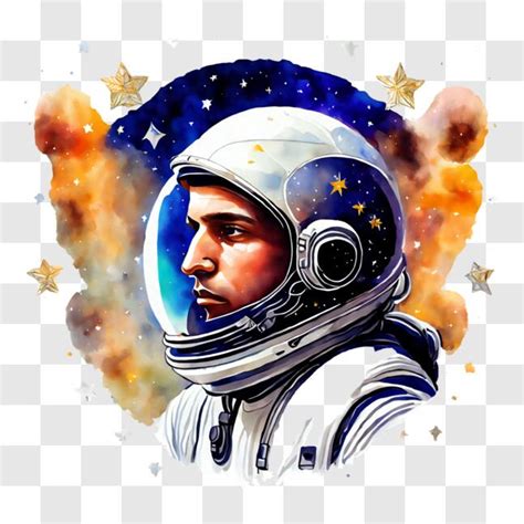 Descarga Imagen Inspiradora De Un Astronauta En Traje Espacial Png En