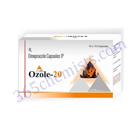 Ozole 20mg Capsule Omeprazole 20mg Usa Fast Delivery