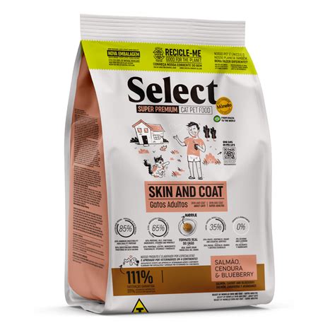 Monello Select Super Premium Gatos Adultos Skin Coat Premium Pet Care