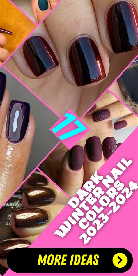 17 Stylish Dark Winter Nail Colors For 2023 2024 Artofit