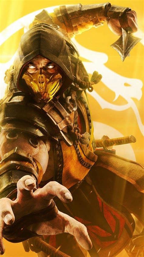 Mortal Kombat 11 Scorpion Wallpapers Wallpaper Cave