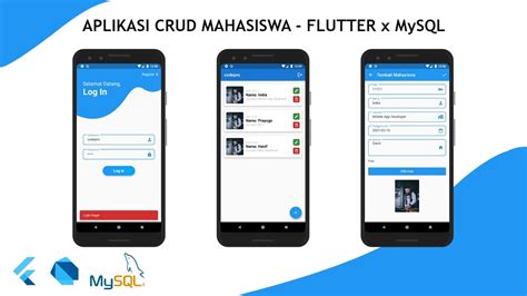 Course Flutter Aplikasi Crud Mahasiswa Mysql Youtube