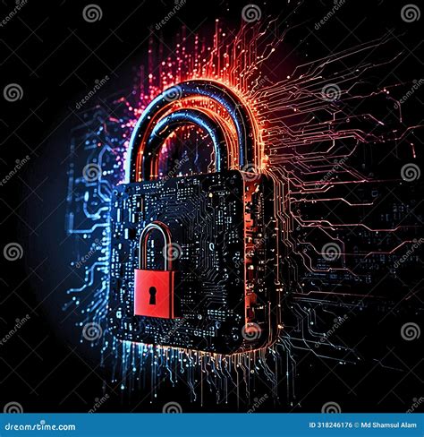 Cyber Security Ransomware Email Phishing Encrypted Technology, Digital