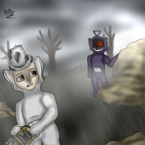 Guardian vs tinky winky Slendytubbies art (Kathy Shadely K.T ...