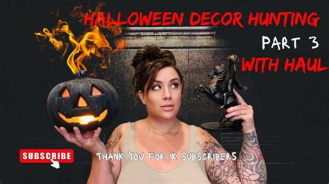 Halloween Decor Hunting Pt 3 With Haul HomeGoods Michaels At Home