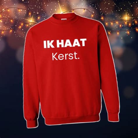 Foute Kersttrui Dames Heren Kersttrui Met Tekst Ik Haat Kerst