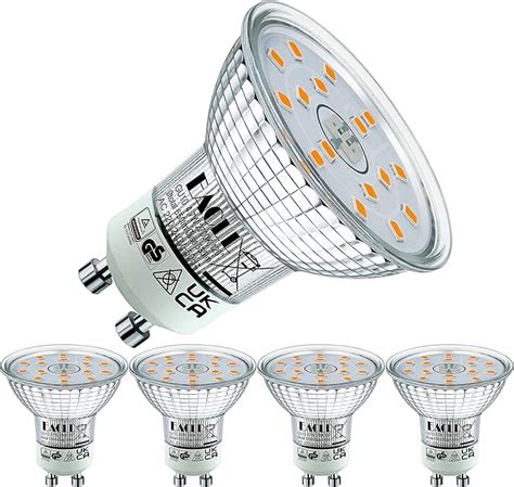 Eacll Gu10 Led Warmweiss 4 7w Ersetzt 70w Halogen Leuchtmittel 4er