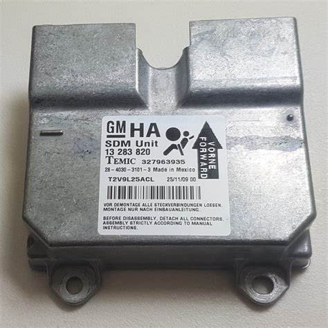 Vauxhall Opel Corsa D Airbag Control Module Ecu Gm