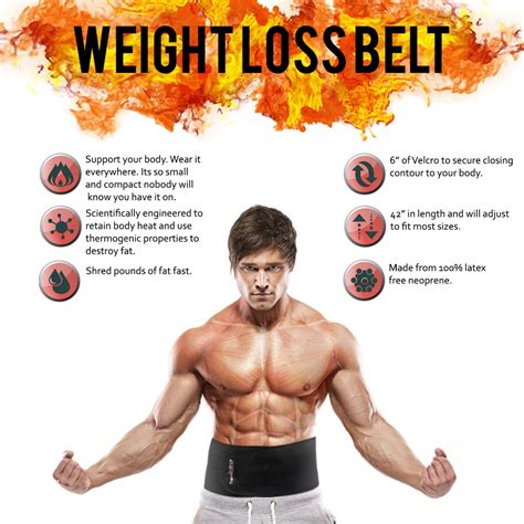 Weight Loss Belt Waist Trimmer Belly Fat Burner For Men And Women