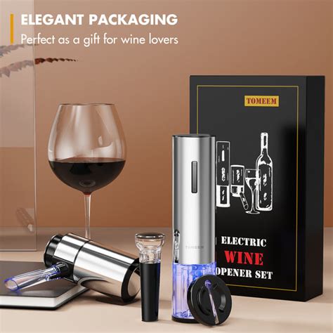 Electric Wine Opener Set Tomeem Wine T Set With Rechargeable Wine Tomeem