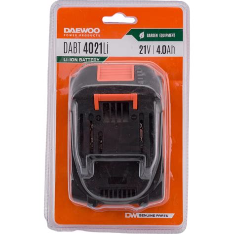 Аккумуляторная батарея DAEWOO 21В, 4 Ач DABT 4021Li - выгодная цена ...