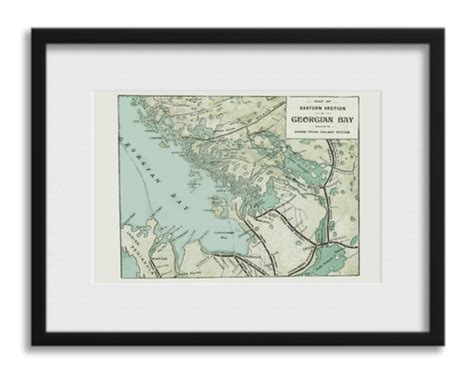 Framed Vintage Map - Free Shipping – Vintage Map Co