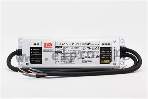 Mean Well LED Drivers 150W IP67 Constant Current Dimmable