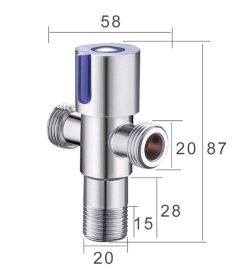 Angle Valve Stainless Steel Heavy Duty Commercial Industrial