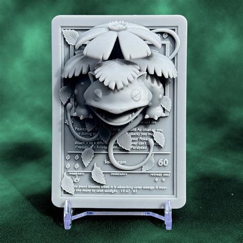 STL File Charizard Blastoise And Venusaur Big Three 1st Edition 3D