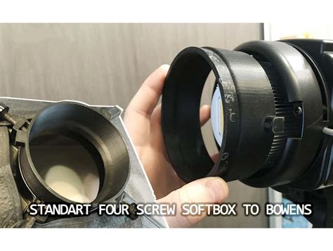 Archivo STL gratis Adaptador Bowens (softbox estándar de cuatro ...